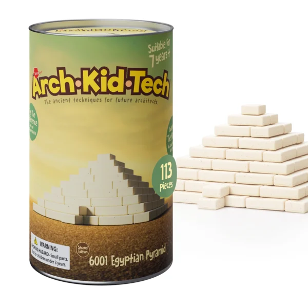 Arch Kid Tech Egyptian Pyramid 113 pieces architectural building toy inspired by ancient structures for creative building play